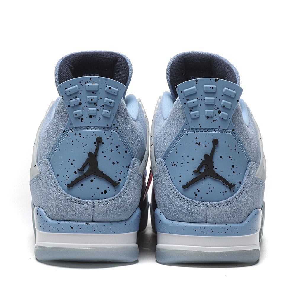 DD Air Jordan 4 Retro 'UNC Football' PE Blue
