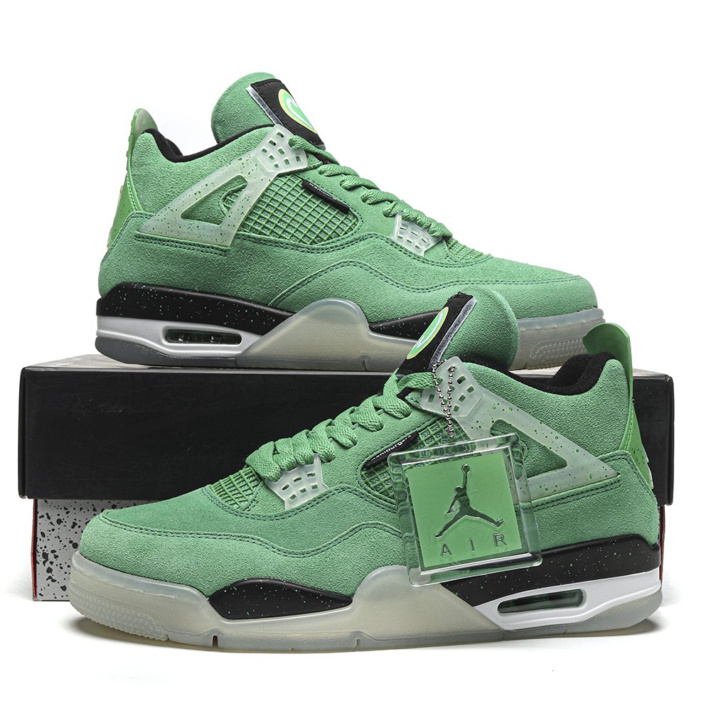 DD Air Jordan 4 Retro Emerald Green Black