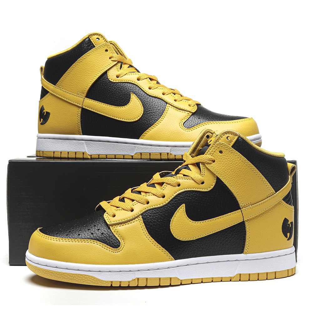 DD Nike Dunk High Wu-Tang (2024)  BLACK/POLLEN/WHITE