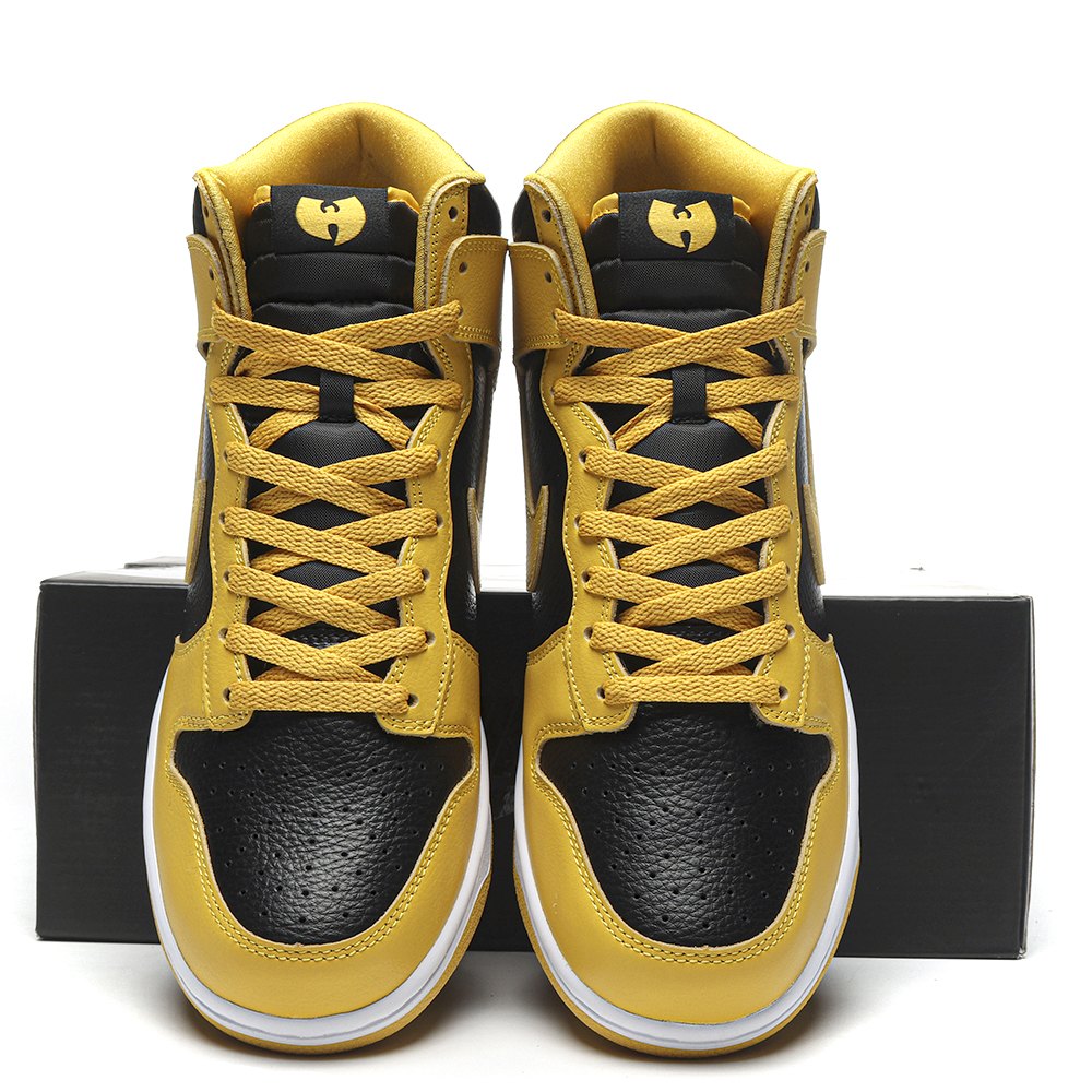 DD Nike Dunk High Wu-Tang (2024)  BLACK/POLLEN/WHITE