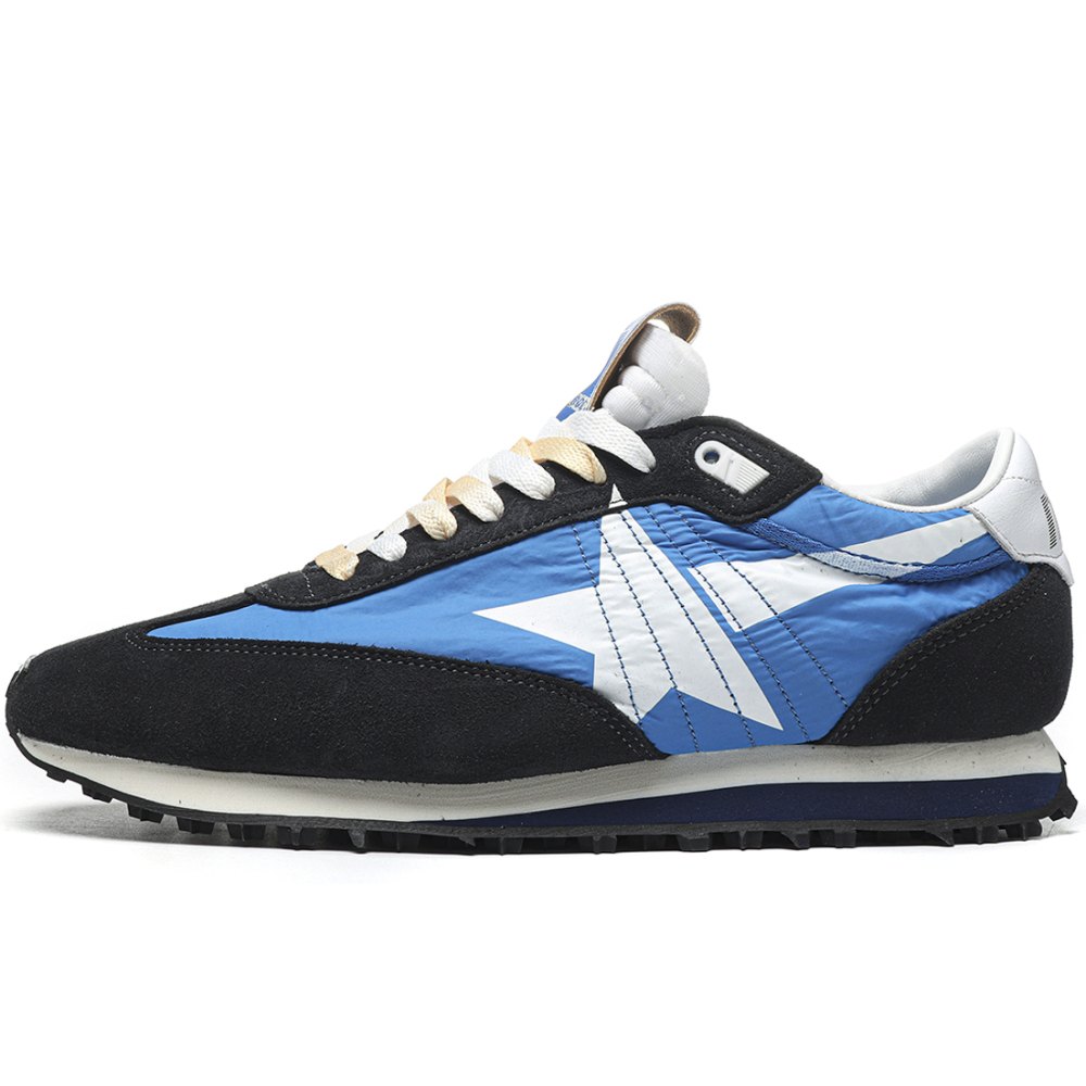 DD Golden Goose Marathon With Blue Nylon Upper And White Star