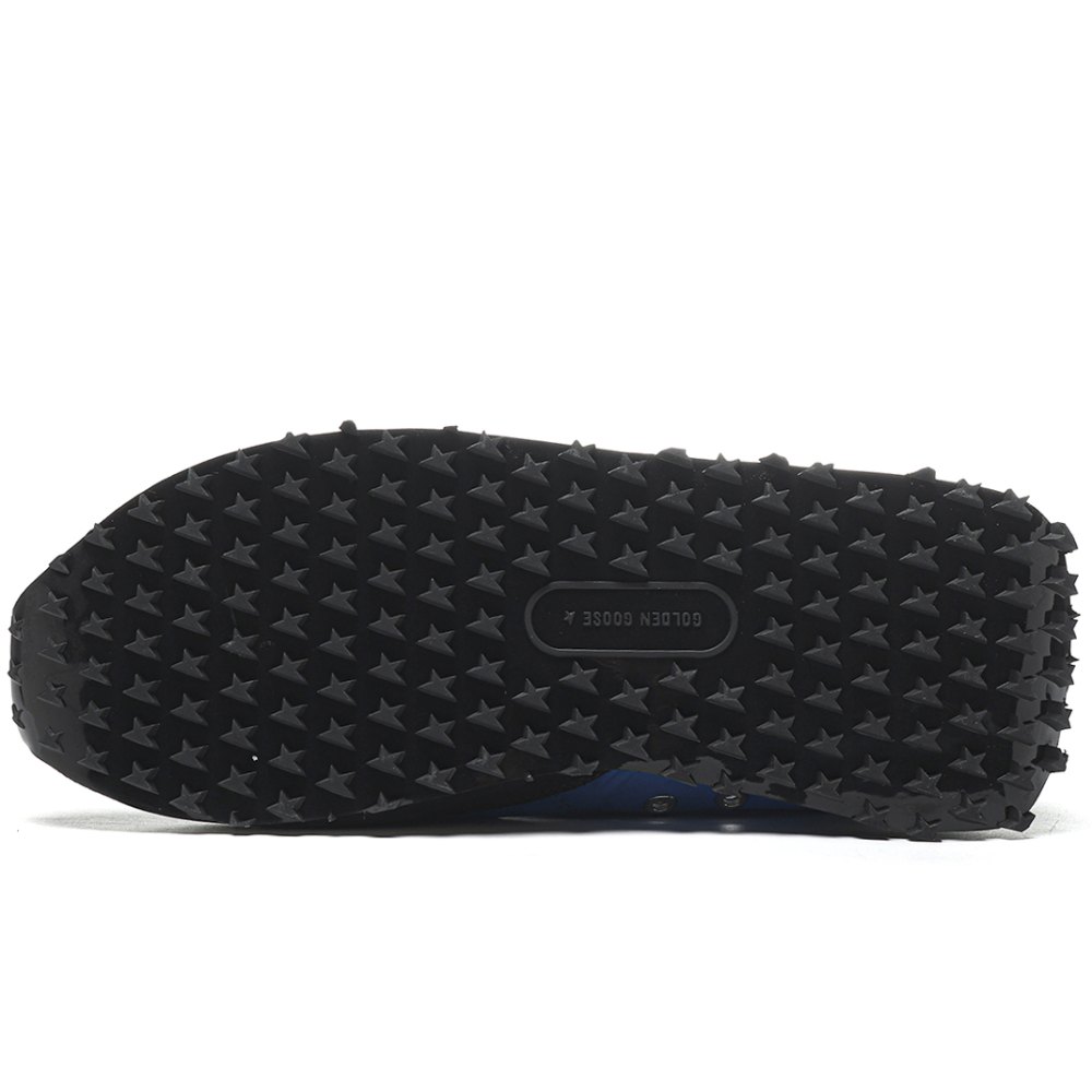 DD Golden Goose Marathon With Blue Nylon Upper And White Star