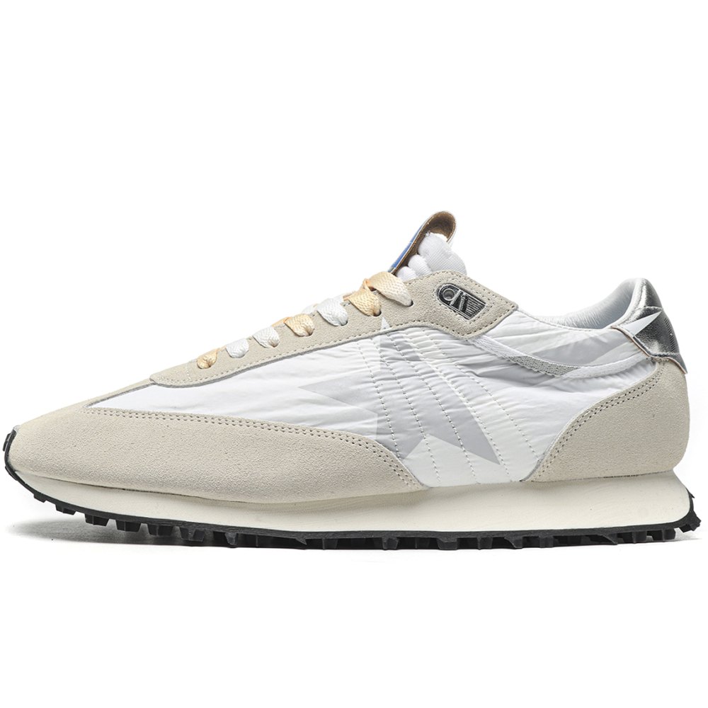 DD Golden Goose Marathon With White Nylon Upper And Silver Star
