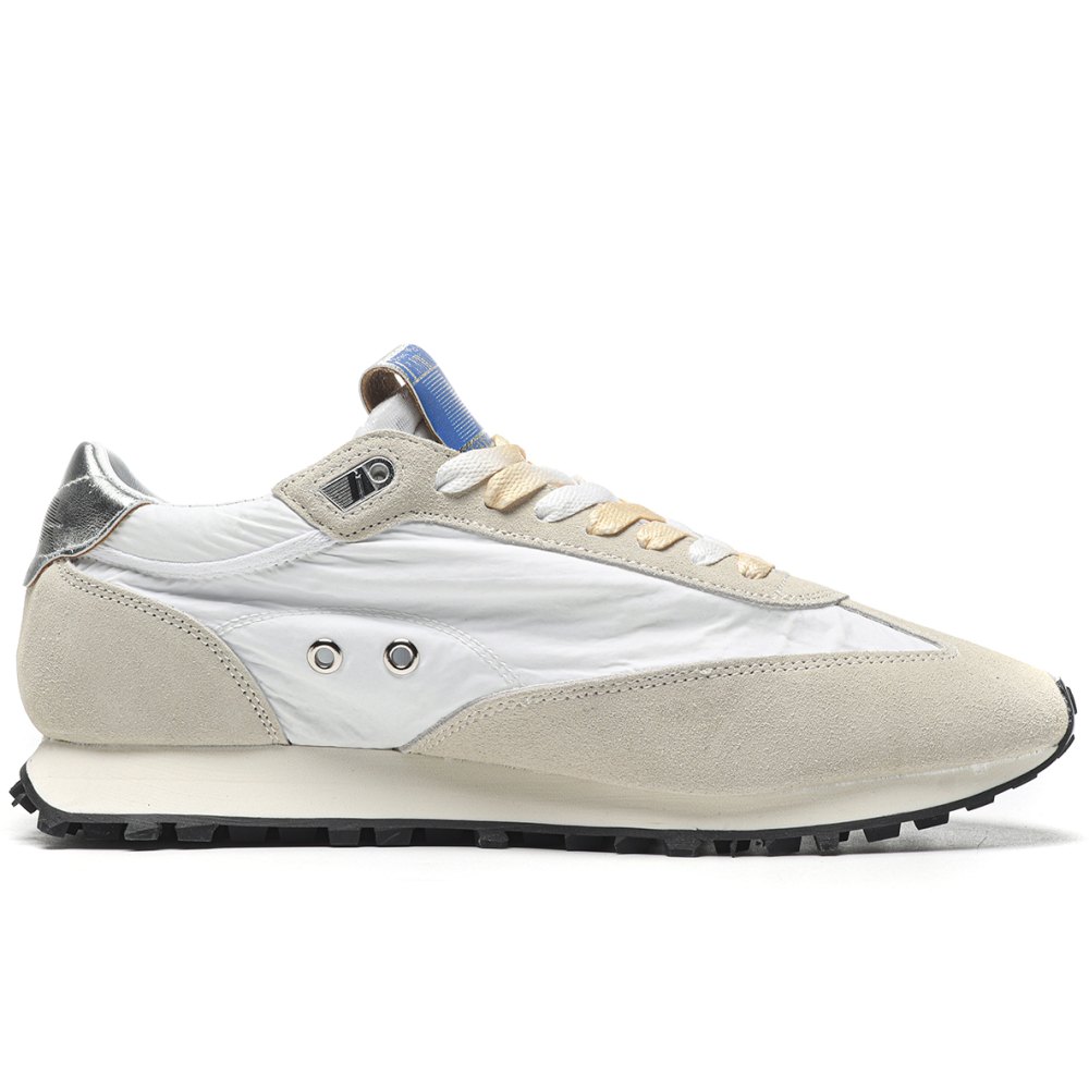 DD Golden Goose Marathon With White Nylon Upper And Silver Star