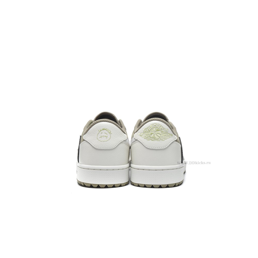 Size 14  Jordan 1 Retro Low Golf Travis Scott Neutral Olive