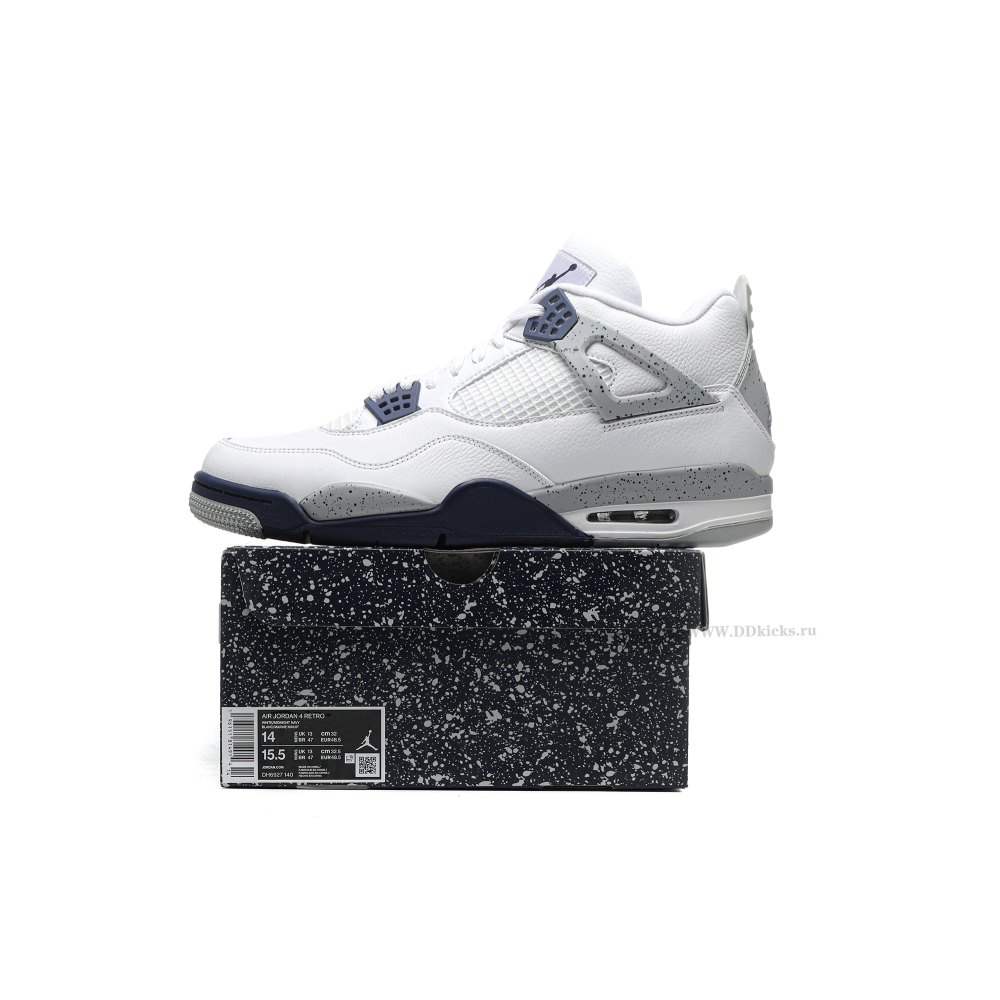 Size 14  Jordan 4 Retro Midnight Navy