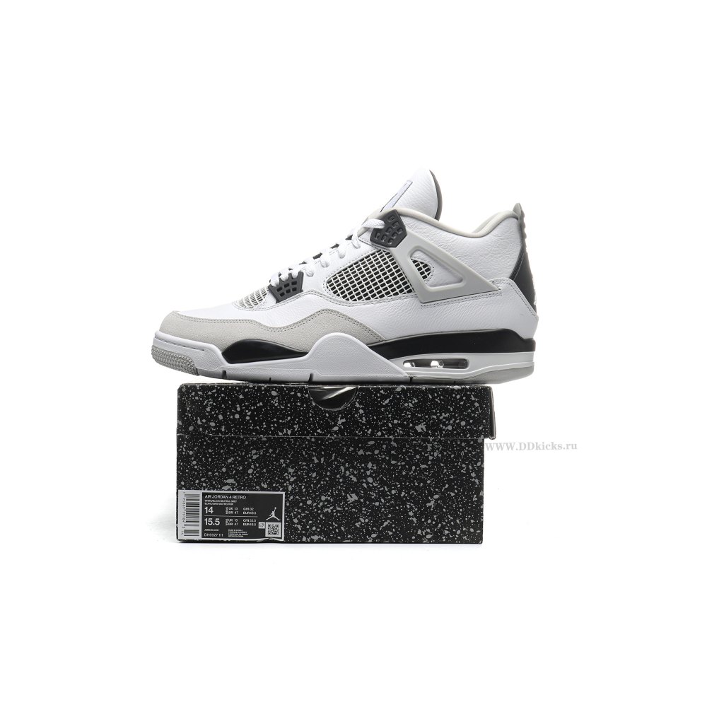 Size 14  Jordan 4 Retro Military Black