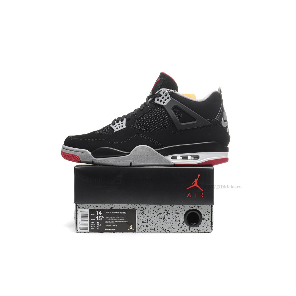 Size 14  Jordan 4 Retro Bred