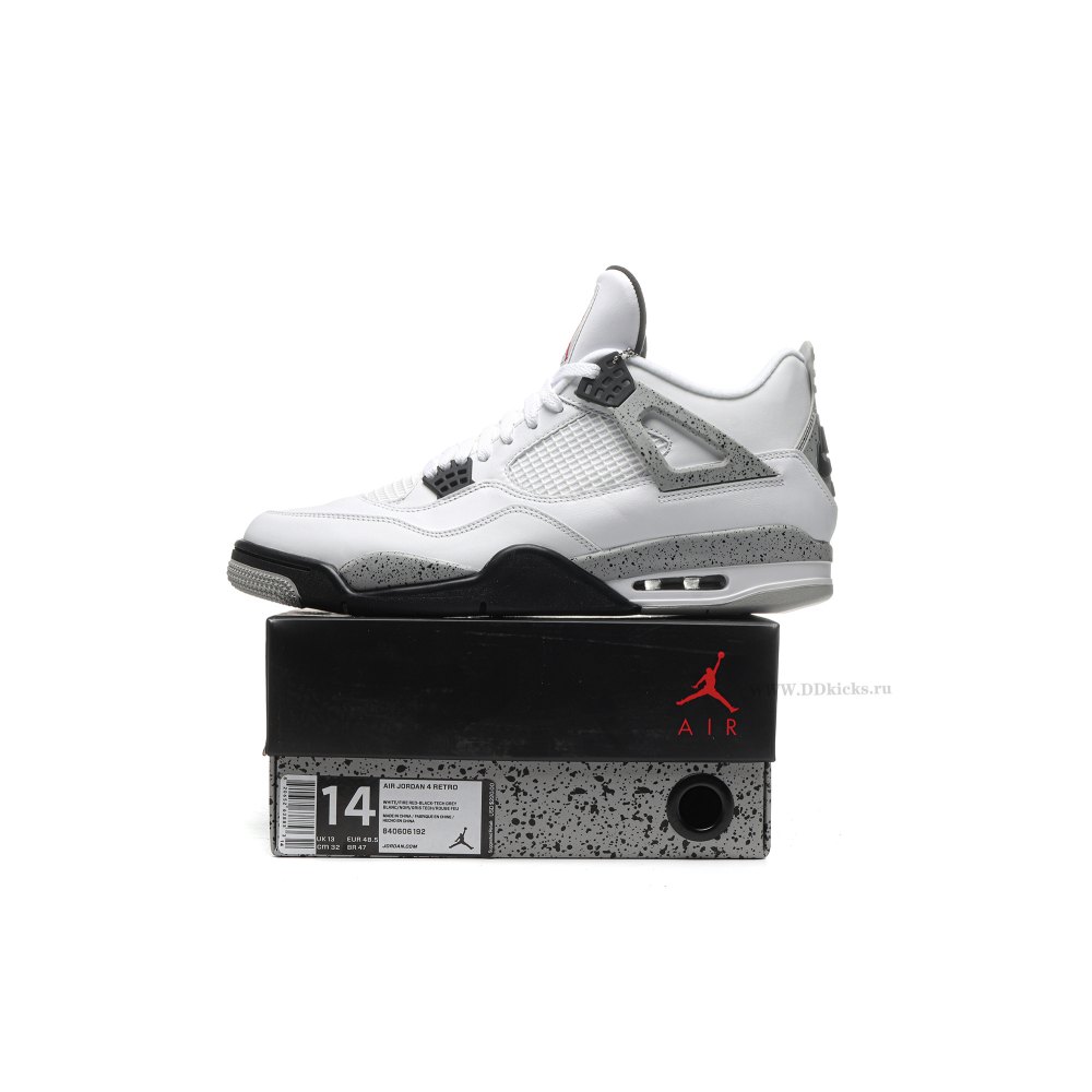 Size 14  Jordan 4 Retro White Cement
