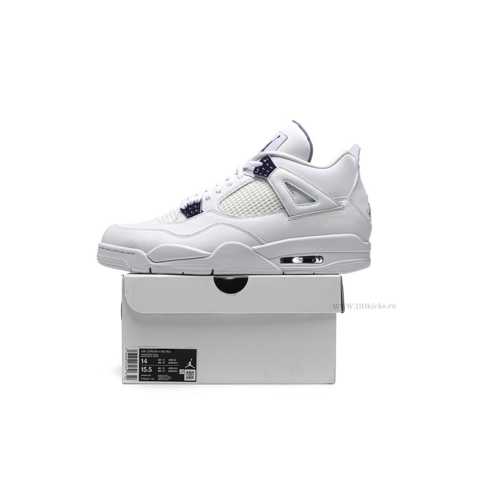 Size 14  Jordan 4 Retro Metallic Purple