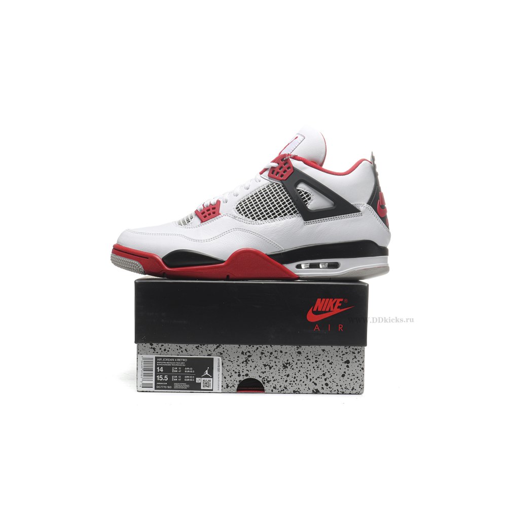 Size 14  Jordan 4 Retro Fire Red